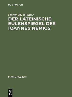 cover image of Der lateinische Eulenspiegel des Ioannes Nemius